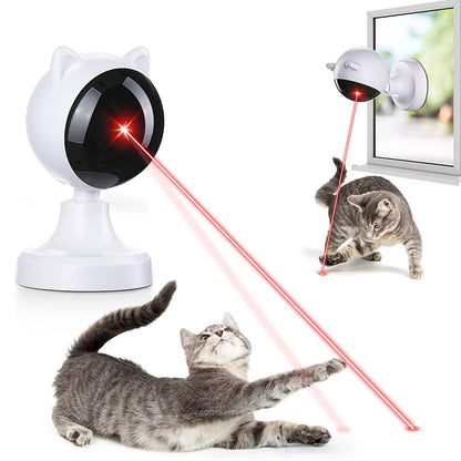 indoor cats kitty dogs cat laser toy automatic white