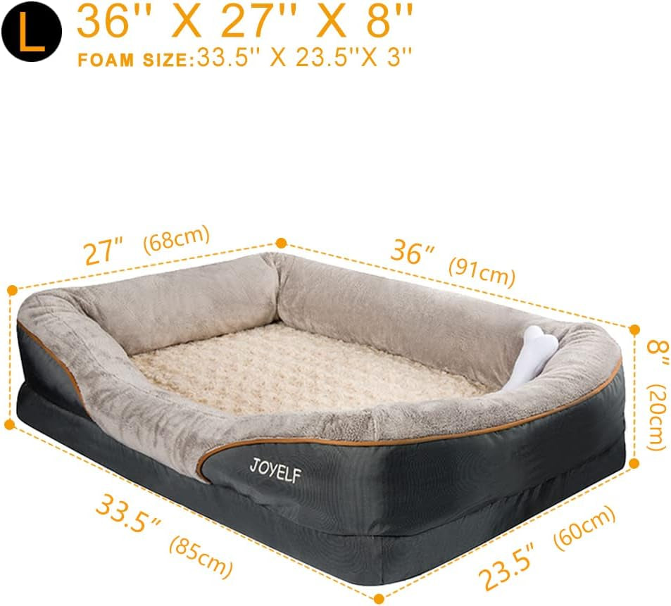 large memory foam dog bed orthopedic dog bed & sofa