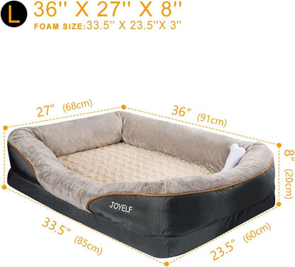 large memory foam dog bed orthopedic dog bed & sofa