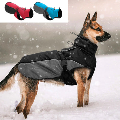 Waterproof Dog Jacket Cold Weather Warm Reflective Coat for Large Dogs