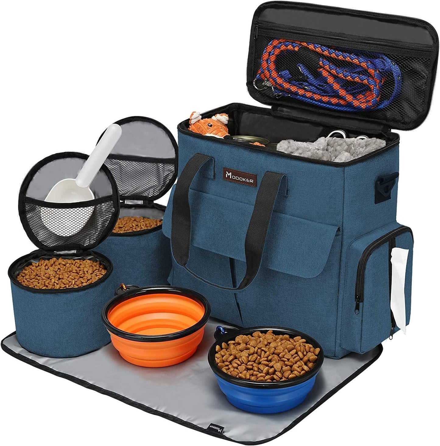 set includes pet travel bag organizer