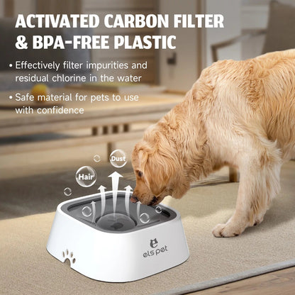 spill pet water bowl