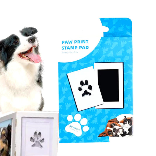 Paw Print Ink Stamp Pad For Dogs - Mess Free Keepsake Memories